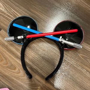 Disney mouse ears official purchased in Disneyland Star Wars lightsabers $30